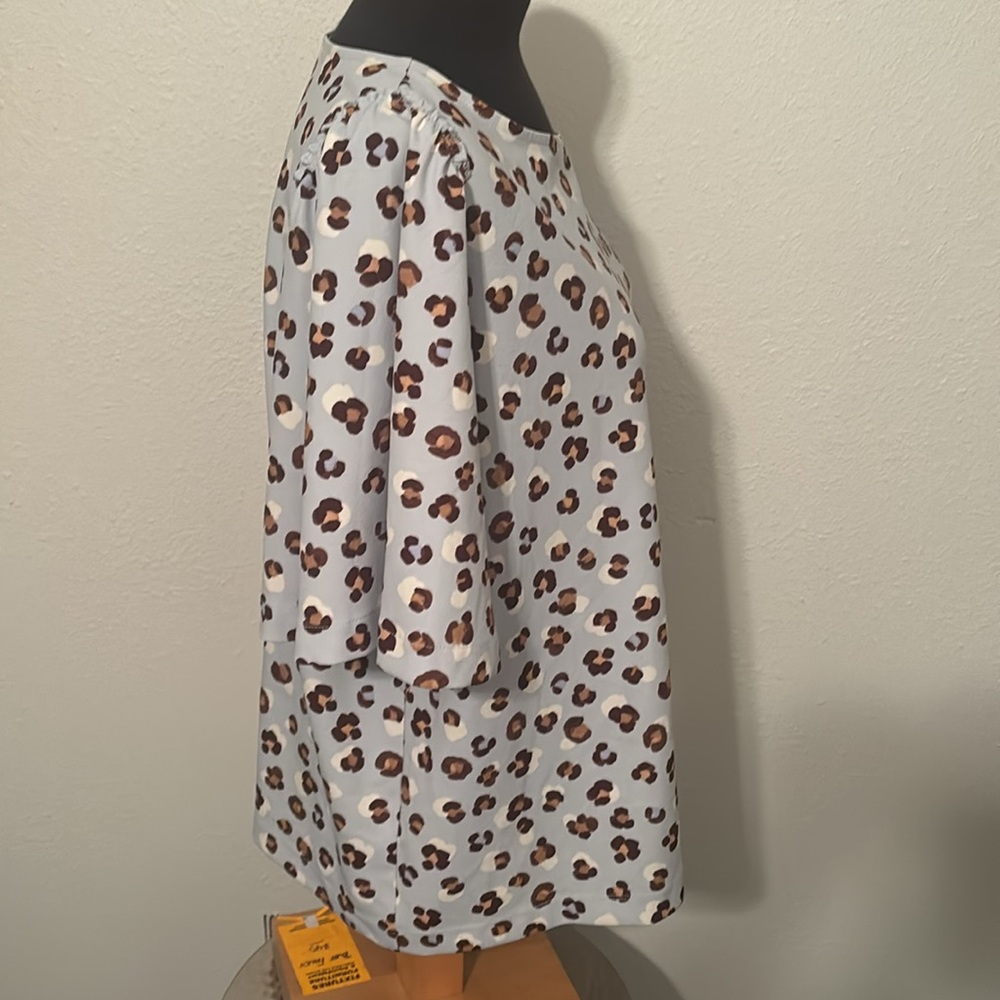 Ann Taylor Pullover Animal Print Top size 1X - Picture 5 of 8
